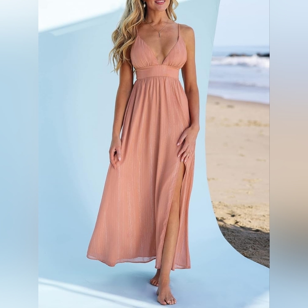 NWT Maxi Dress Sz M - Picture 1 of 8
